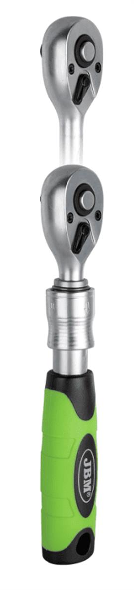 "Ručica reverzibilna teleskopska sa prihvatom 1/4"" dužina 165-215 mm 72 zuba JBM"